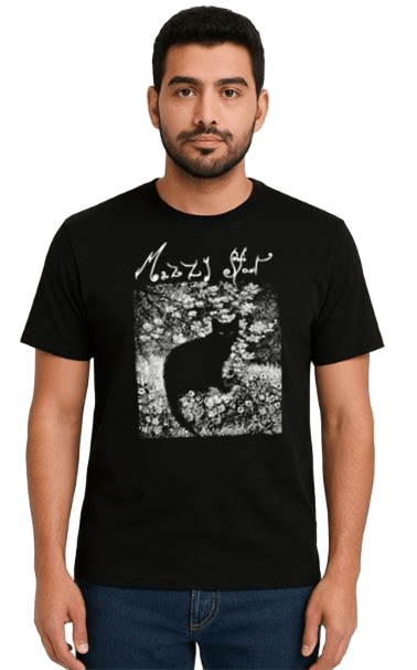 "MAZZY STAR CAT T-Shirt - Vintage Band Tee | Monilee and Bella"