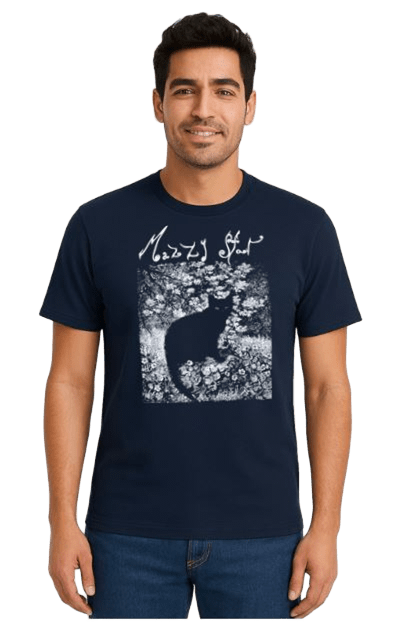 "MAZZY STAR CAT T-Shirt - Vintage Band Tee | Monilee and Bella"