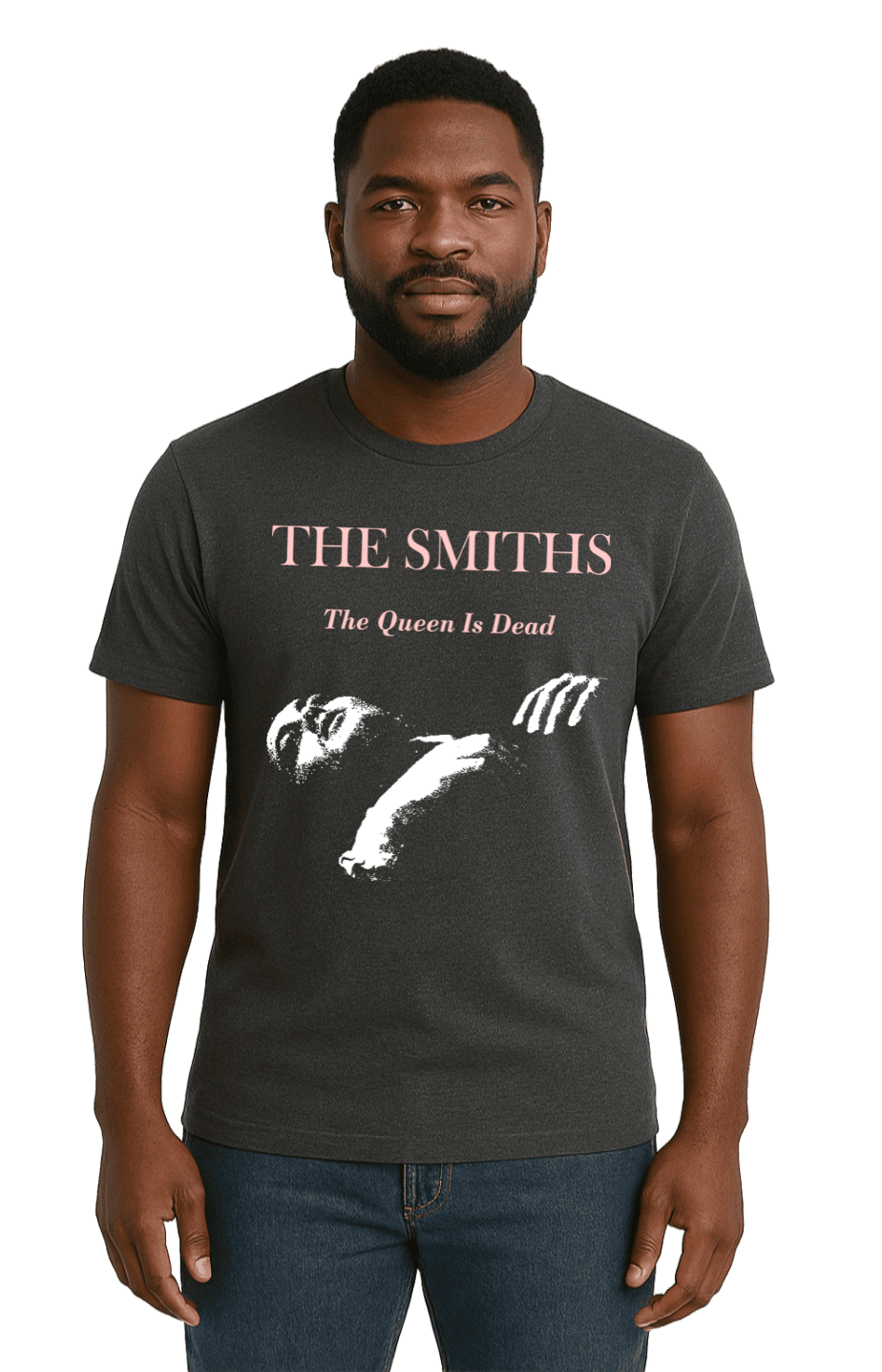 The Smiths The Queen Is Dead Tシャツ THESMITHS-Charcoals.png?v=