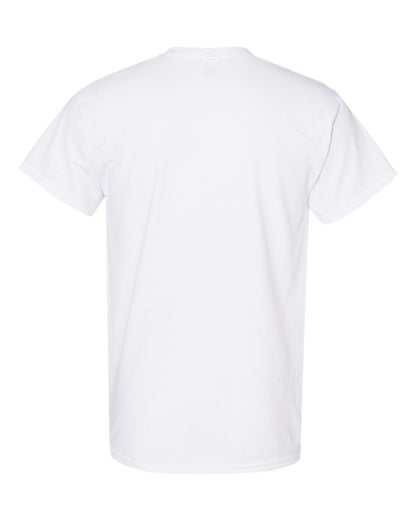Gildan 5000 Unisex Heavy Cotton™ T-Shirt – White Tee for Printing & Everyday Wear