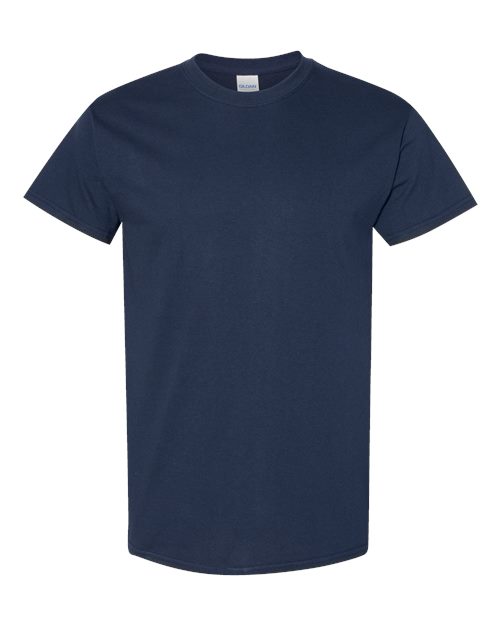 Gildan 5000 Unisex Heavy Cotton™ T-Shirt – Navy Blue Tee for Printing & Everyday Wear