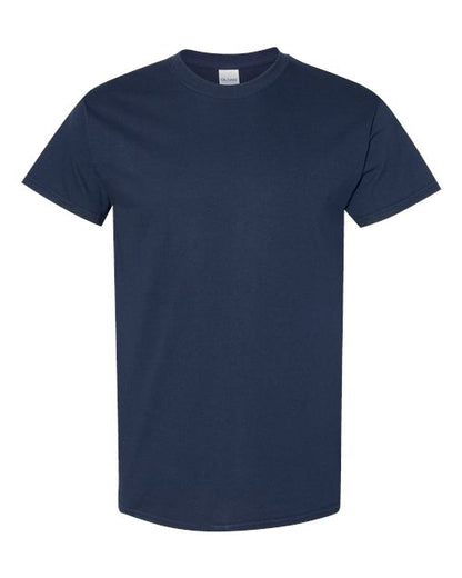 Gildan 5000 Unisex Heavy Cotton™ T-Shirt – Navy Blue Tee for Printing & Everyday Wear