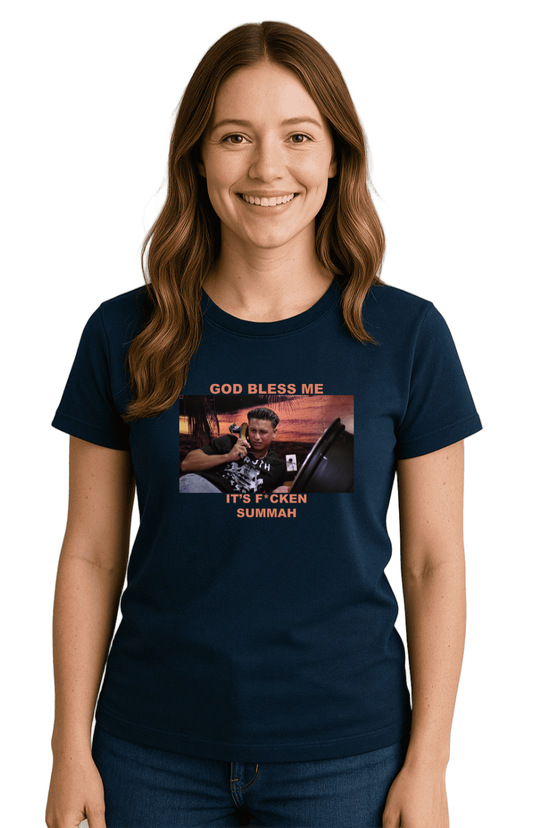 GOD BLESS ME Unisex T-Shirt - Comfortable Heavy Cotton Tee | Monilee and Bella