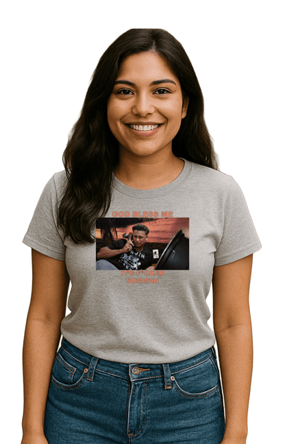 GOD BLESS ME Unisex T-Shirt - Comfortable Heavy Cotton Tee | Monilee and Bella