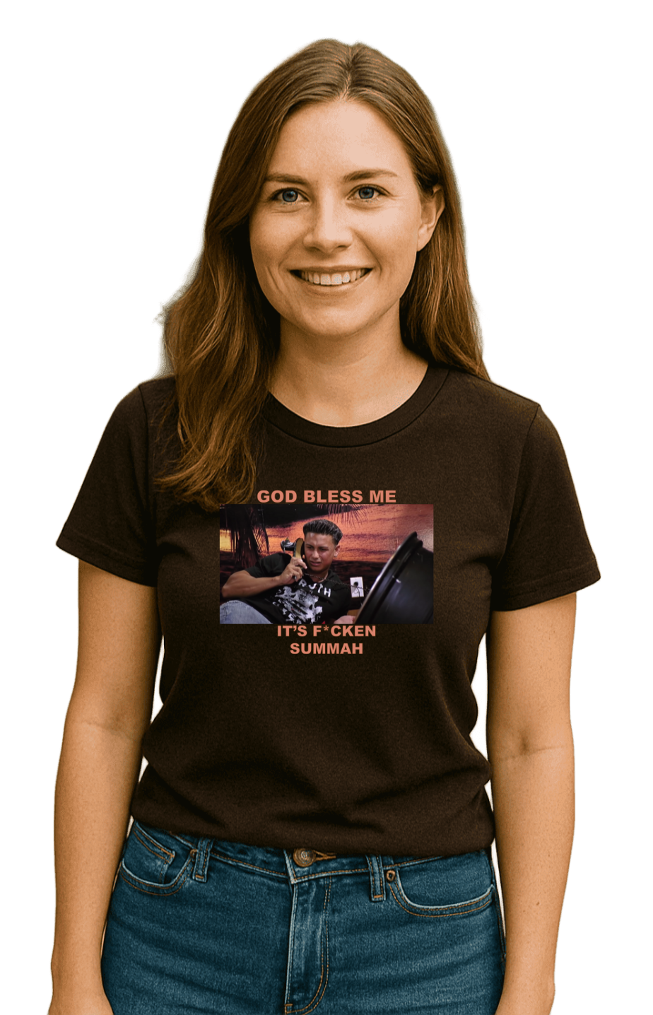 GOD BLESS ME Unisex T-Shirt - Comfortable Heavy Cotton Tee | Monilee and Bella