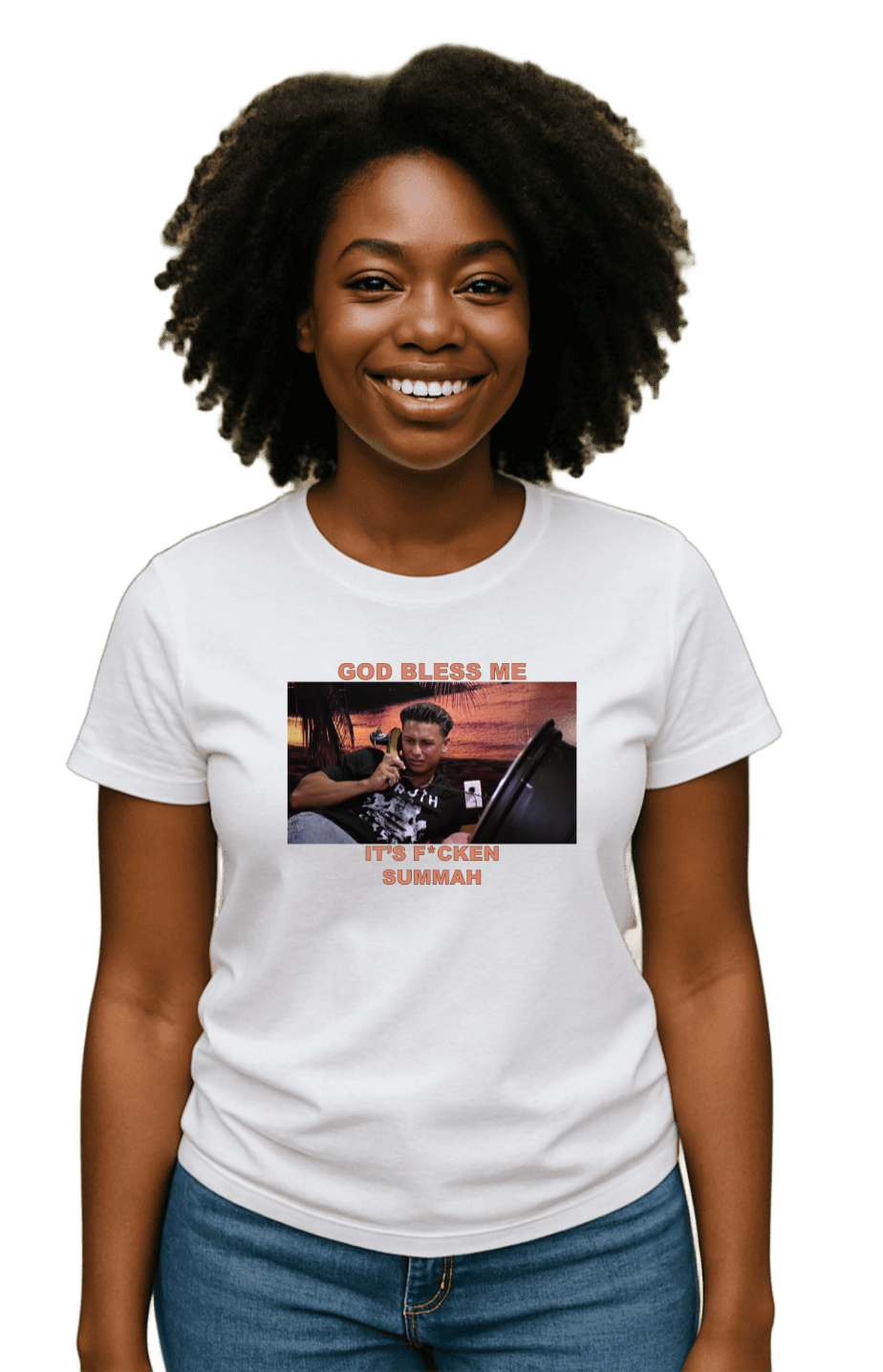 GOD BLESS ME Unisex T-Shirt - Comfortable Heavy Cotton Tee | Monilee and Bella