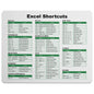 Excel Shortcuts Mouse Pad - Green.