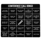 Conference Bingo Call Mouse Pad - Black.