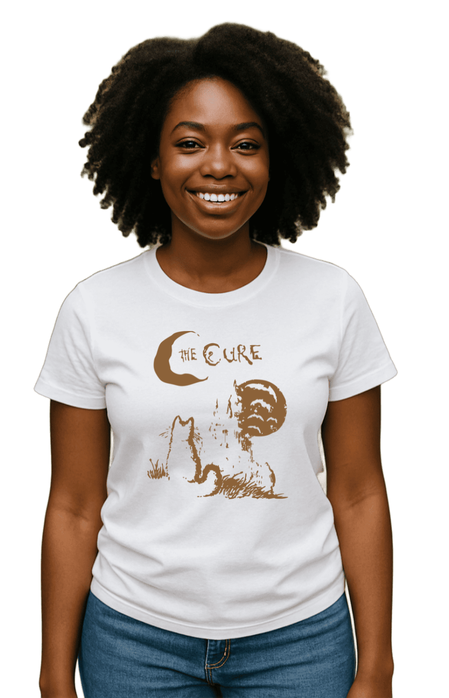 THE CURE-Unisex T-Shirt - Comfortable Heavy Cotton Tee | Monilee and Bella