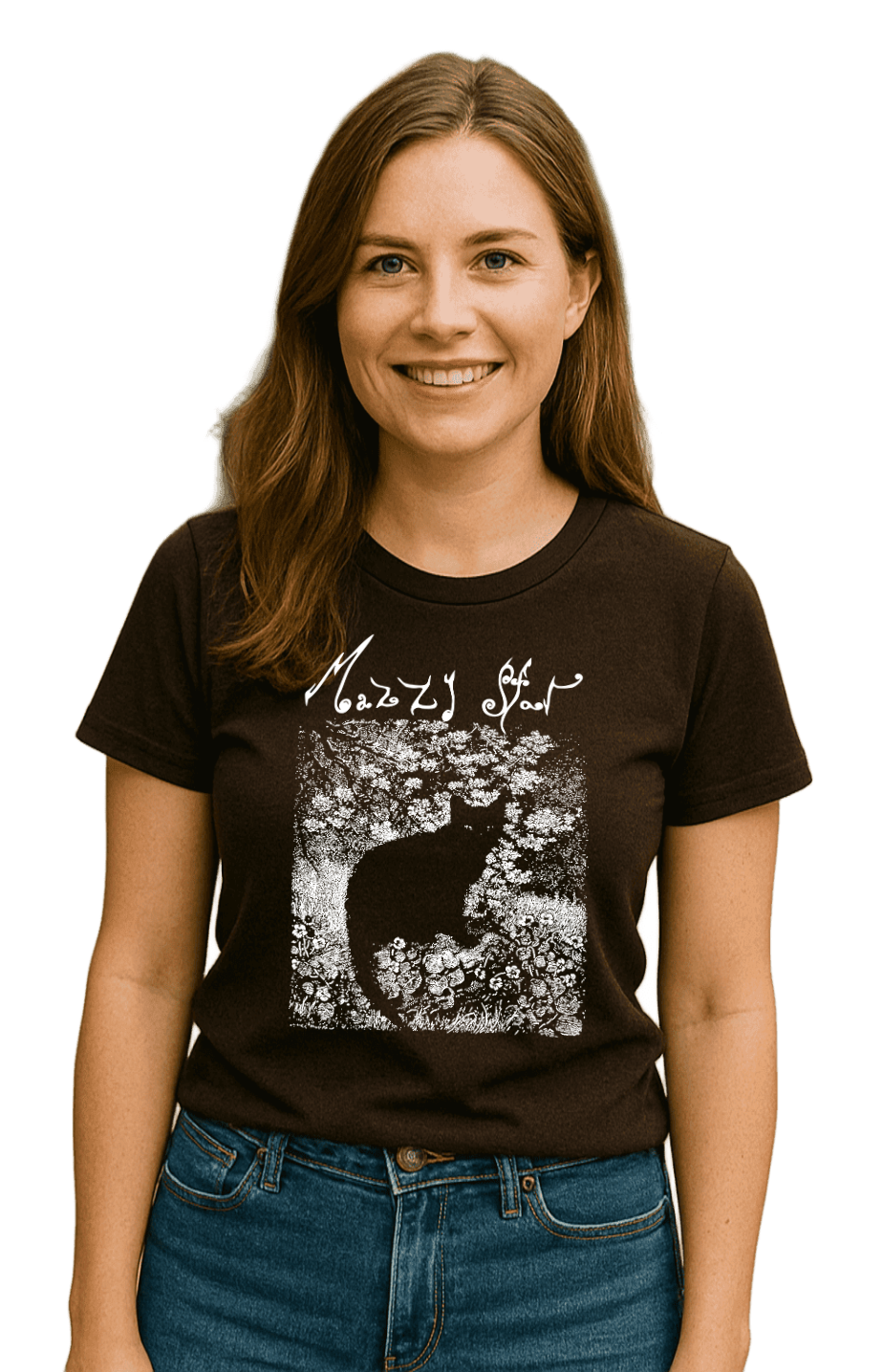 "MAZZY STAR CAT Unique Unisex T-Shirts Collection | Heavy Cotton Tees - Monilee and Bella