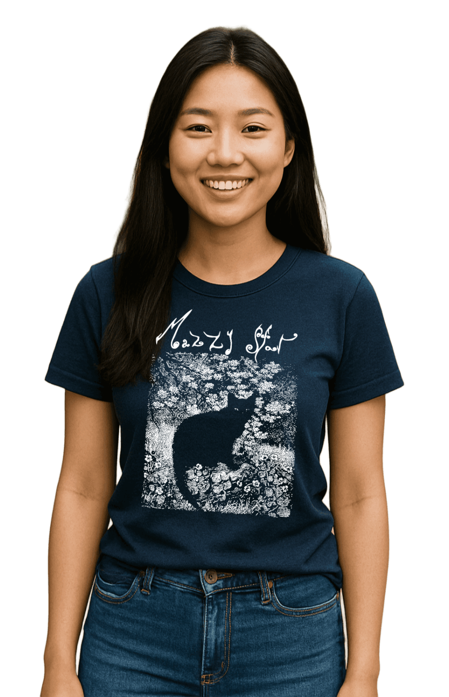 "MAZZY STAR CAT Unique Unisex T-Shirts Collection | Heavy Cotton Tees - Monilee and Bella