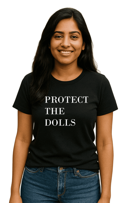 PROTECT THE DOLLS Unisex T-Shirt | Heavy Cotton Tee | Monilee and Bella