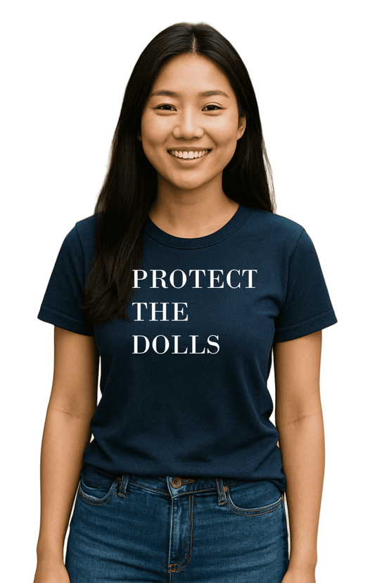 PROTECT THE DOLLS Unisex T-Shirt | Heavy Cotton Tee | Monilee and Bella