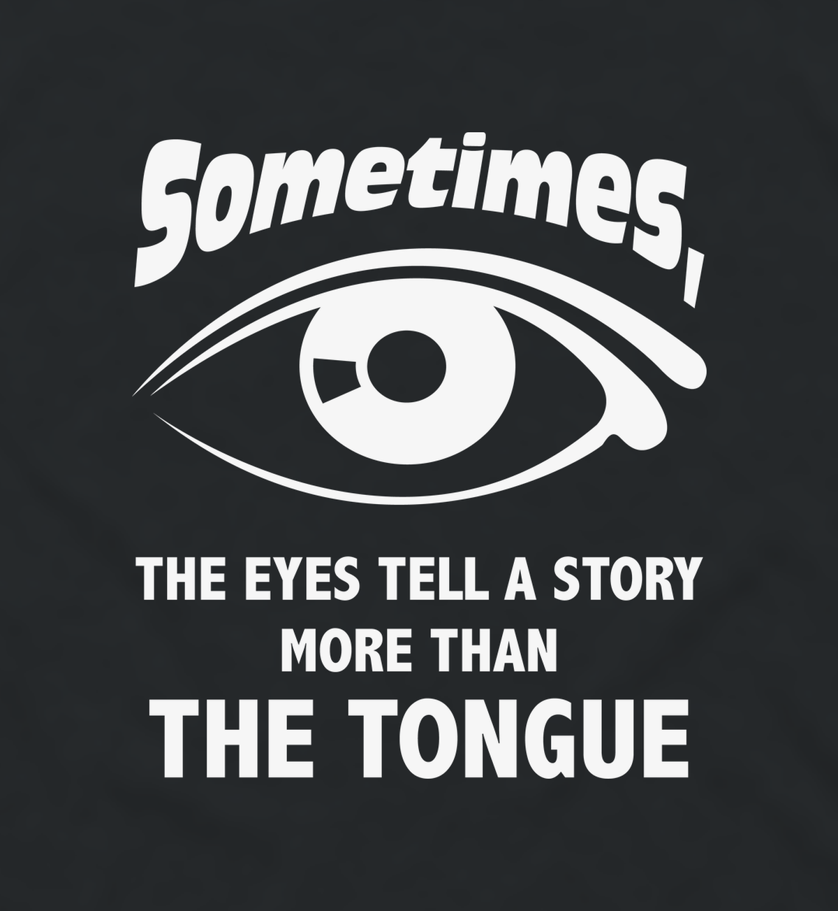 Close-up of the Eyes Tell a Story eye print