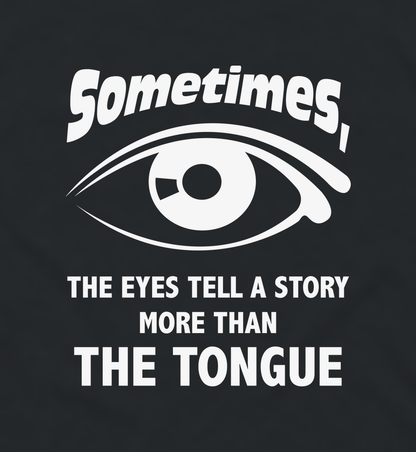 Close-up of the Eyes Tell a Story eye print
