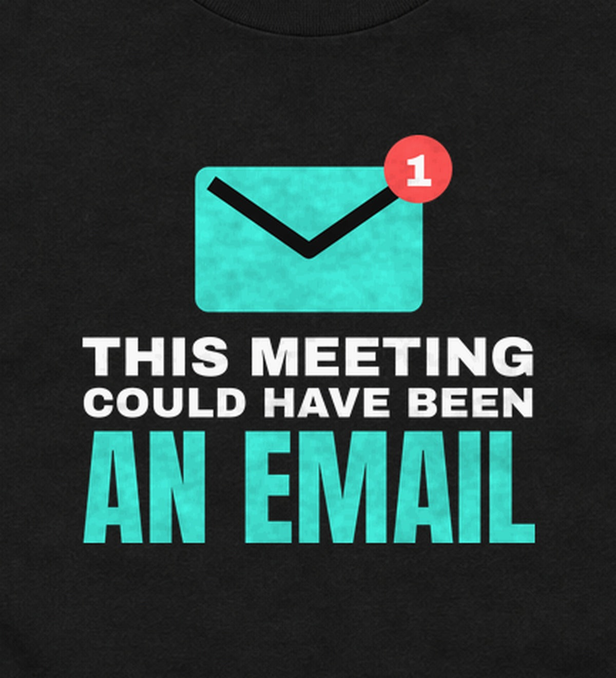 Close-up of the Could Have Been an Email print