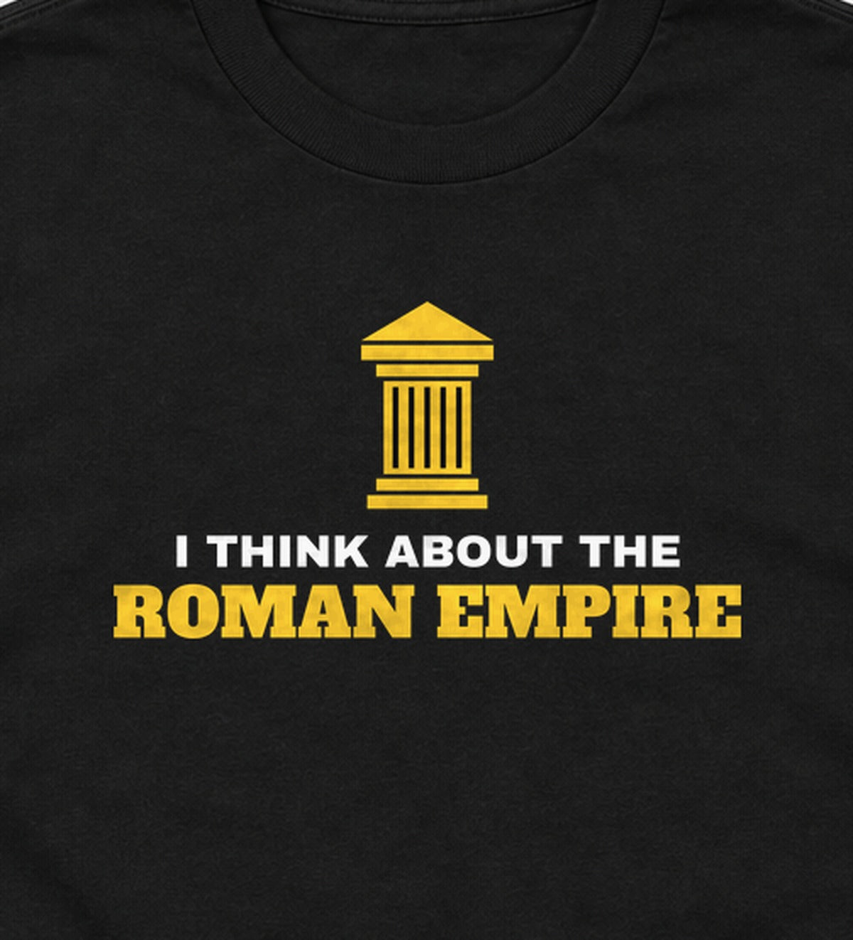 Close-up of the Roman Empire print