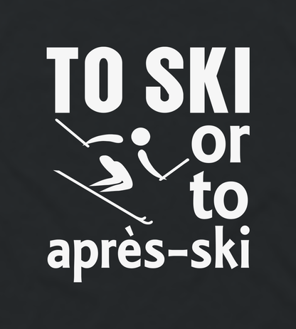 Close-up of the Ski skier print
