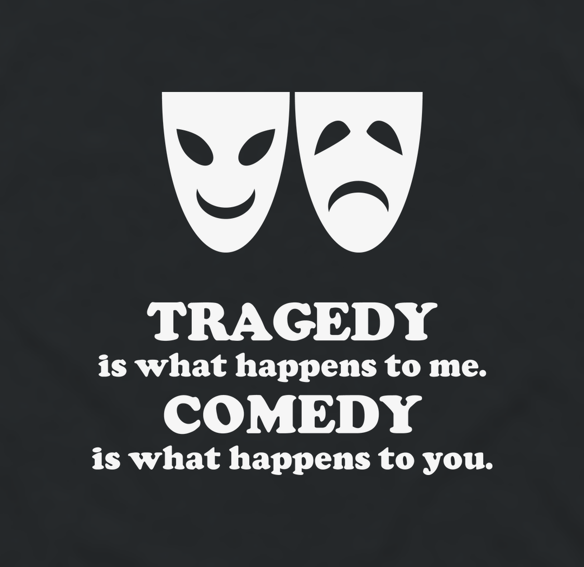 Close-up of the Tragedy and Comedy theatre masks print